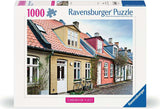 Scandinavian Places - Houses in Aarhus Denmark Puzzle (1000 pc)