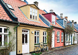 Scandinavian Places - Houses in Aarhus Denmark Puzzle (1000 pc)