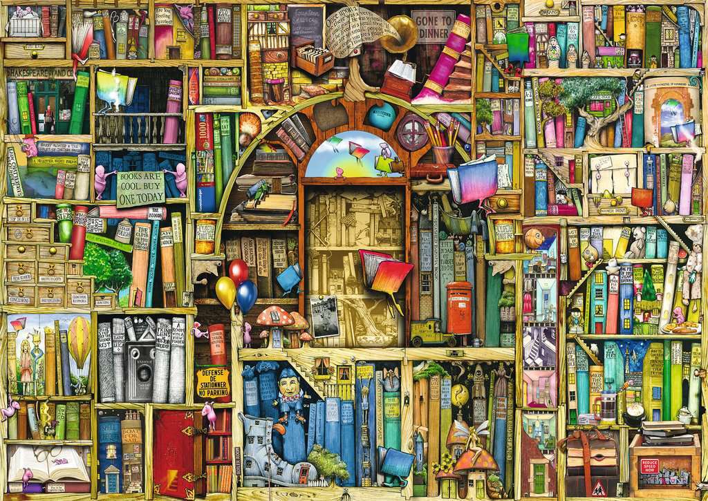 Bizarre Bookshop 2 (1000 Piece Puzzle)