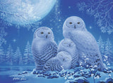 Glow in the Dark: Owls in the Moonlight Puzzle (500 pc)