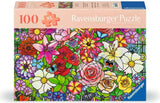 Tiffany Flowers Puzzle (100 pc)
