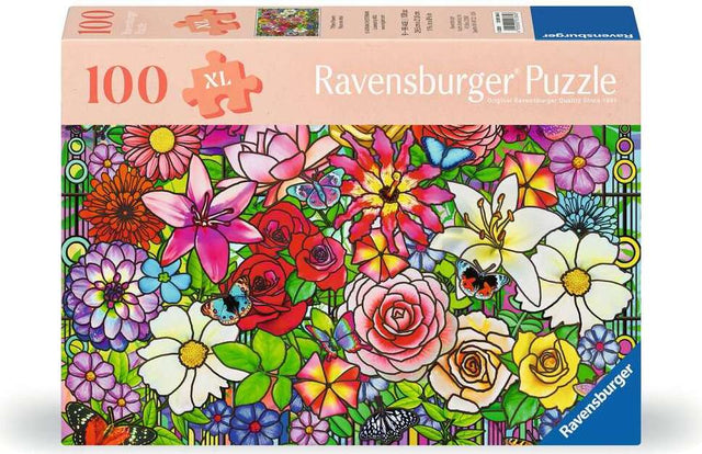 Tiffany Flowers Puzzle (100 pc)