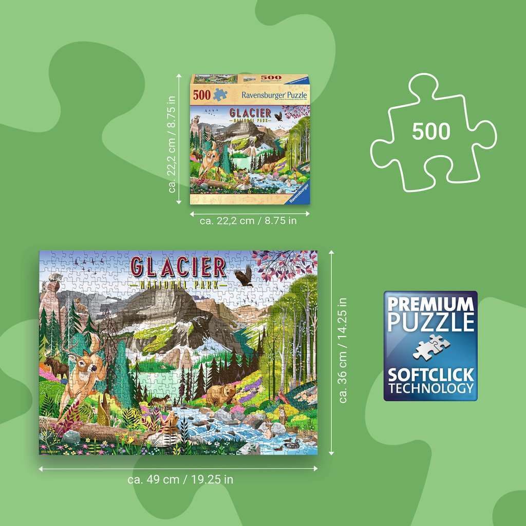 Glacier National Park 500 Pc Puzzle