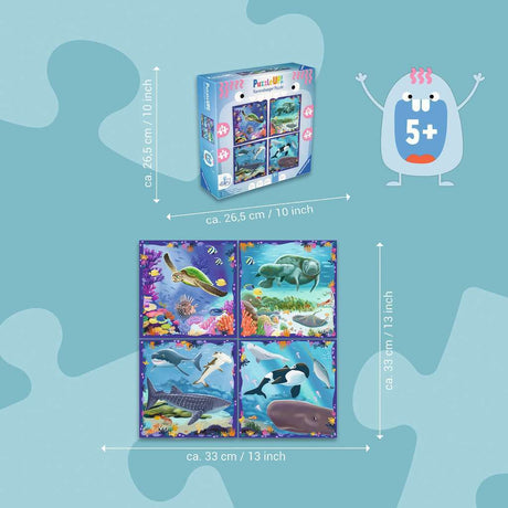 Puzzle Up - Ocean Life Puzzle (64, 72, 81, 90 pc)