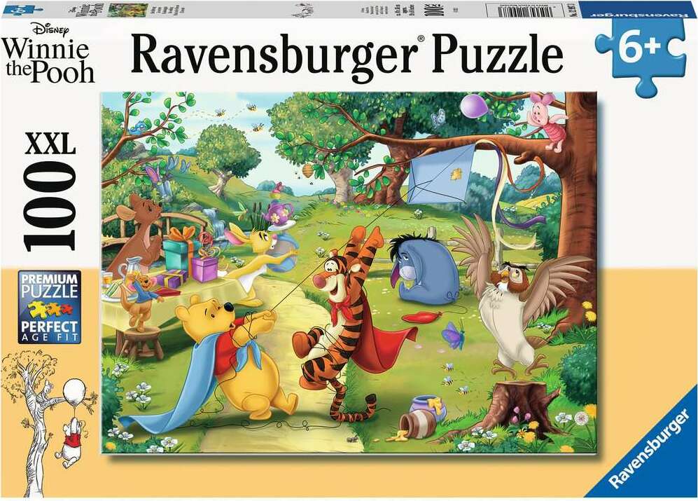 100 Piece Puzzle, Pooh to the Rescue