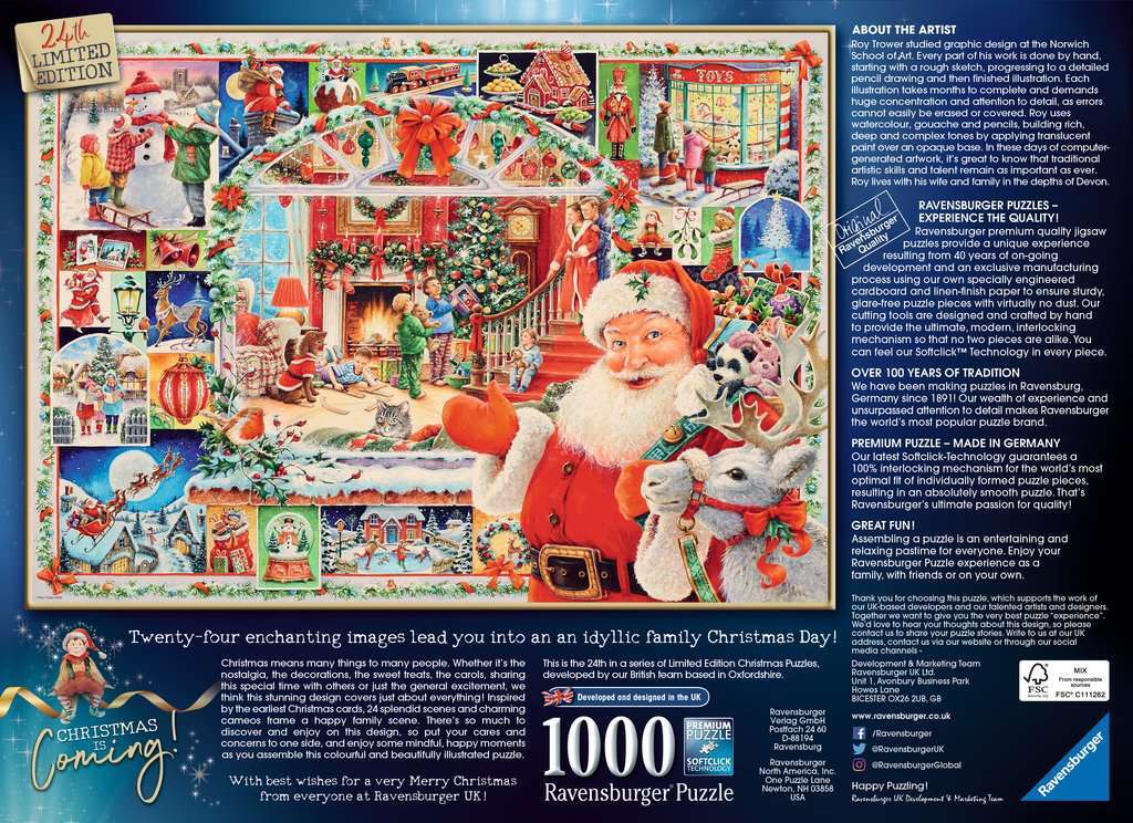 1000 Piece Puzzle, Christmas is Coming!