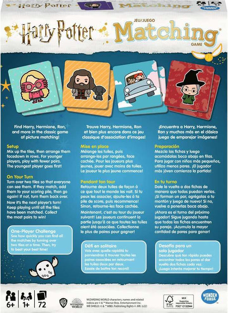 Harry Potter Matching Game - Trilingual