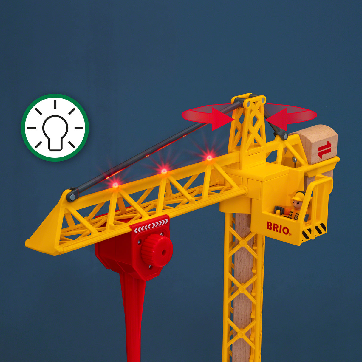 BRIO Light Up Construction Crane