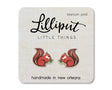 Red Squirrel Earrings Lilliput Little Things