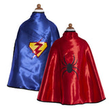 Superhero Reversible Adventure Cape with Mask Size 4-6