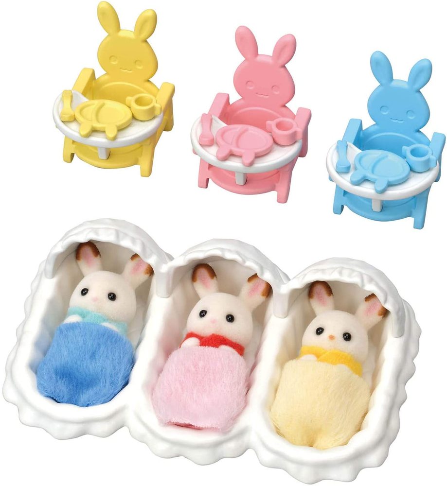 Calico Critters Triplets Care Set