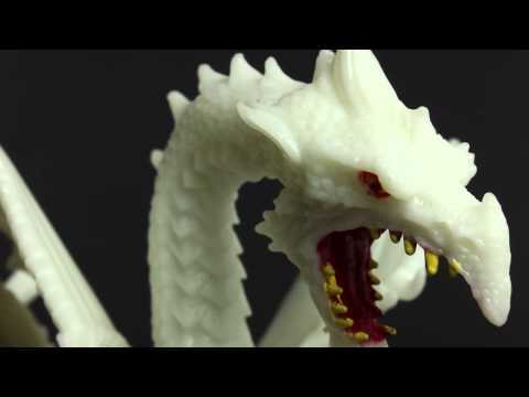 Glow-in-the-Dark Snow Dragon Figure - A2Z Science & Learning