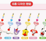 Sanrio Cherry Heart Cup Figure Keyring - Single - Blind Box