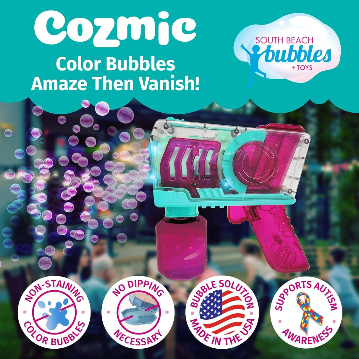 PoppinColorz Color Bubble Blaster (Cozmic)