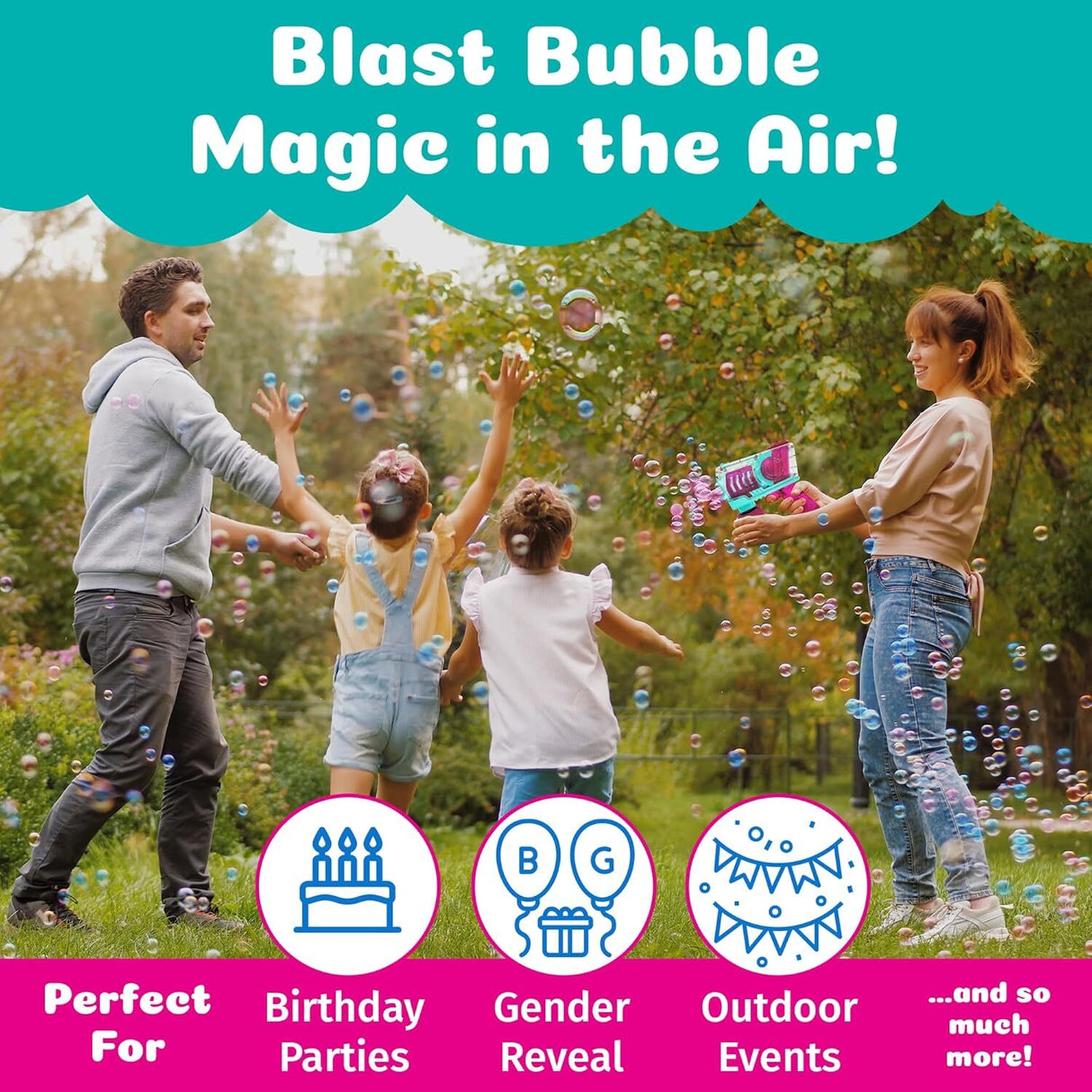 PoppinColorz Color Bubble Blaster (Cozmic)