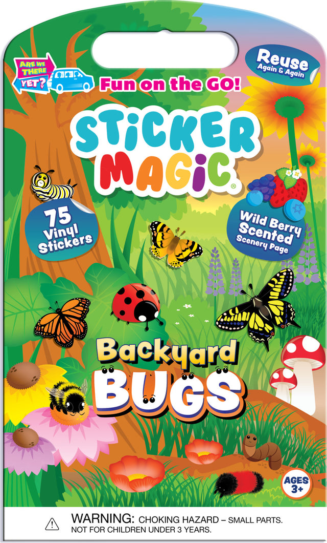 Sticker Magic: Backyard Bugs (Wild berry)