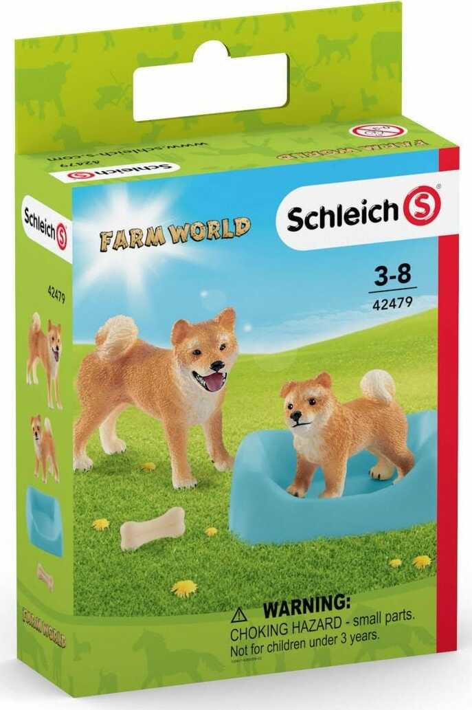 Shiba Inu Mother and Puppy