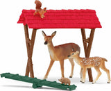 Schleich Feeding The Forest Animals Set