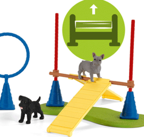 schleich Farm Life Puppy Agility Training