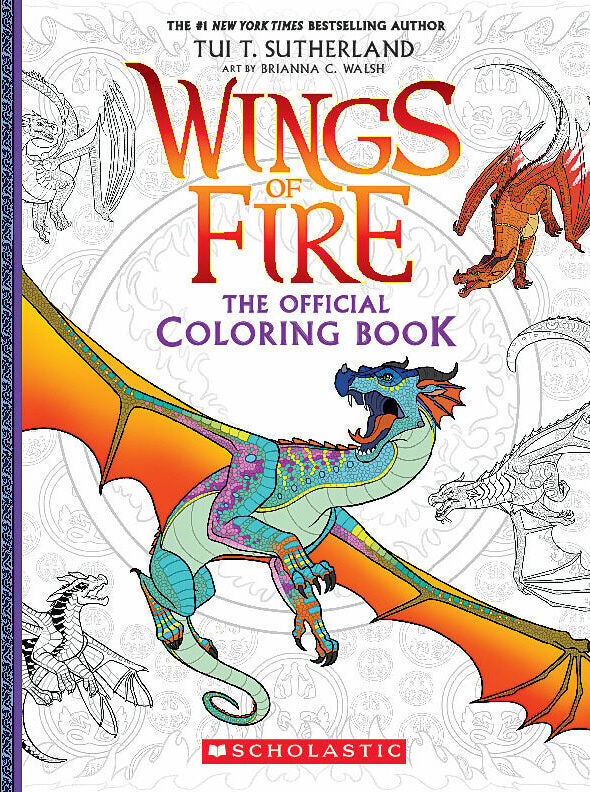 Official Wings of Fire Coloring Book