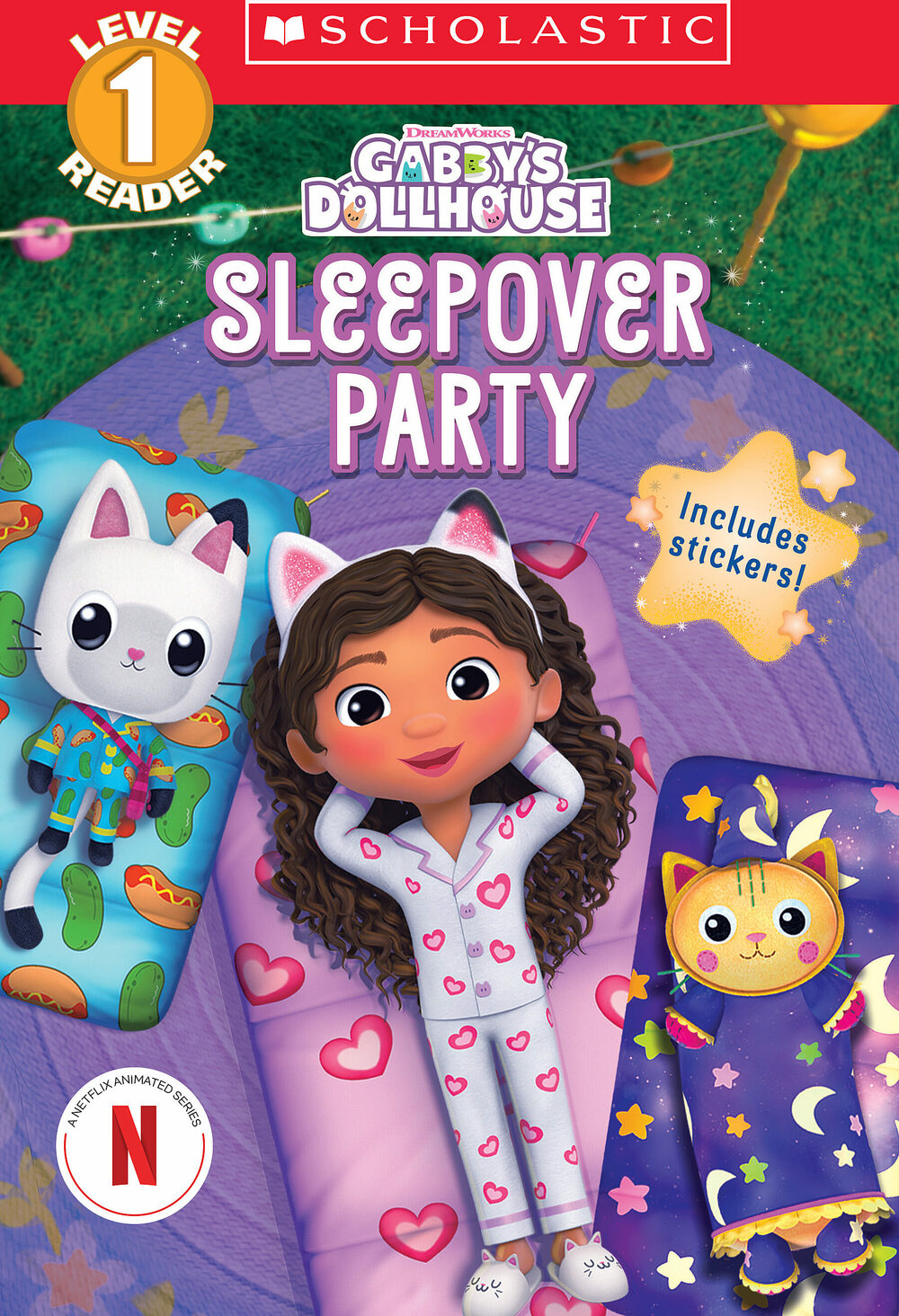 Gabby's Dollhouse: Sleepover Party (Scholastic Reader, Level 1)