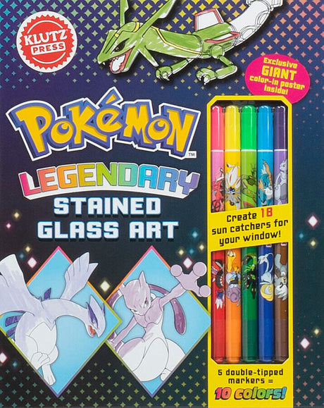 Pokémon Legendary Stained Glass Scholastic