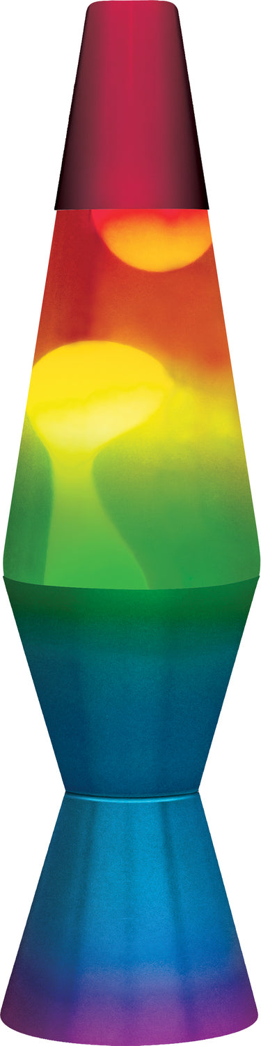 11.5" Rainbow/Tricolor Lava Lamp - Pickup Only