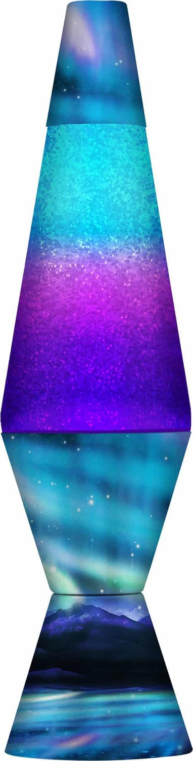 Northern Lights Glitter Lava Lamp - 14.5"