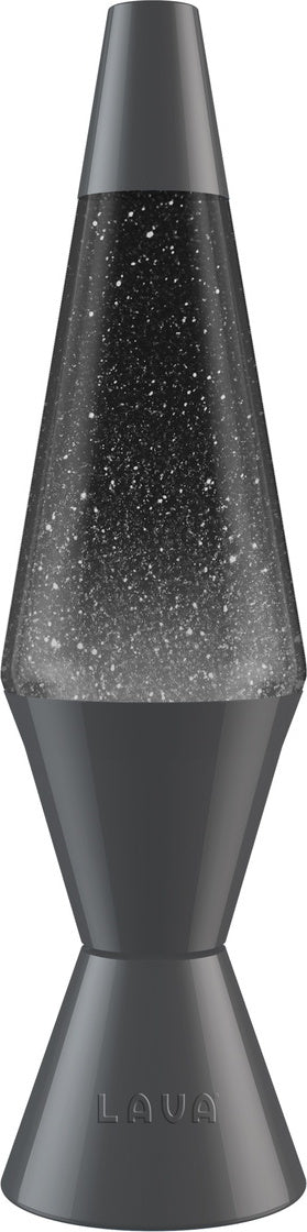 10'' Glitter Lava Lamp - Silvery Slate