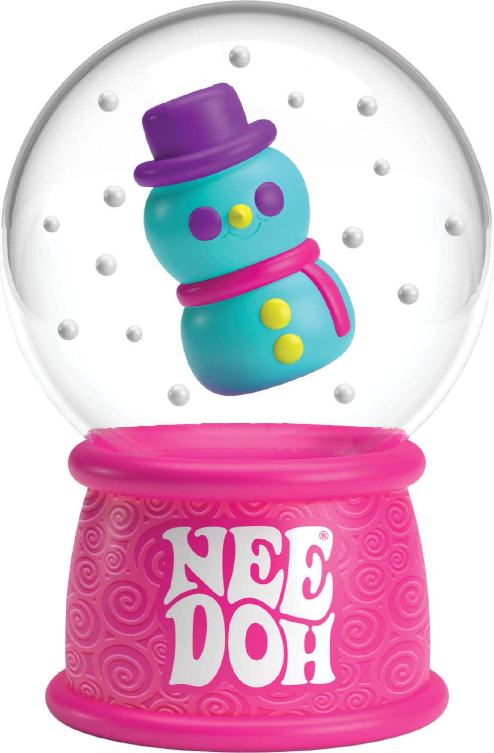Needoh Squish N’ Flow Snow Globe (assorted) Schylling