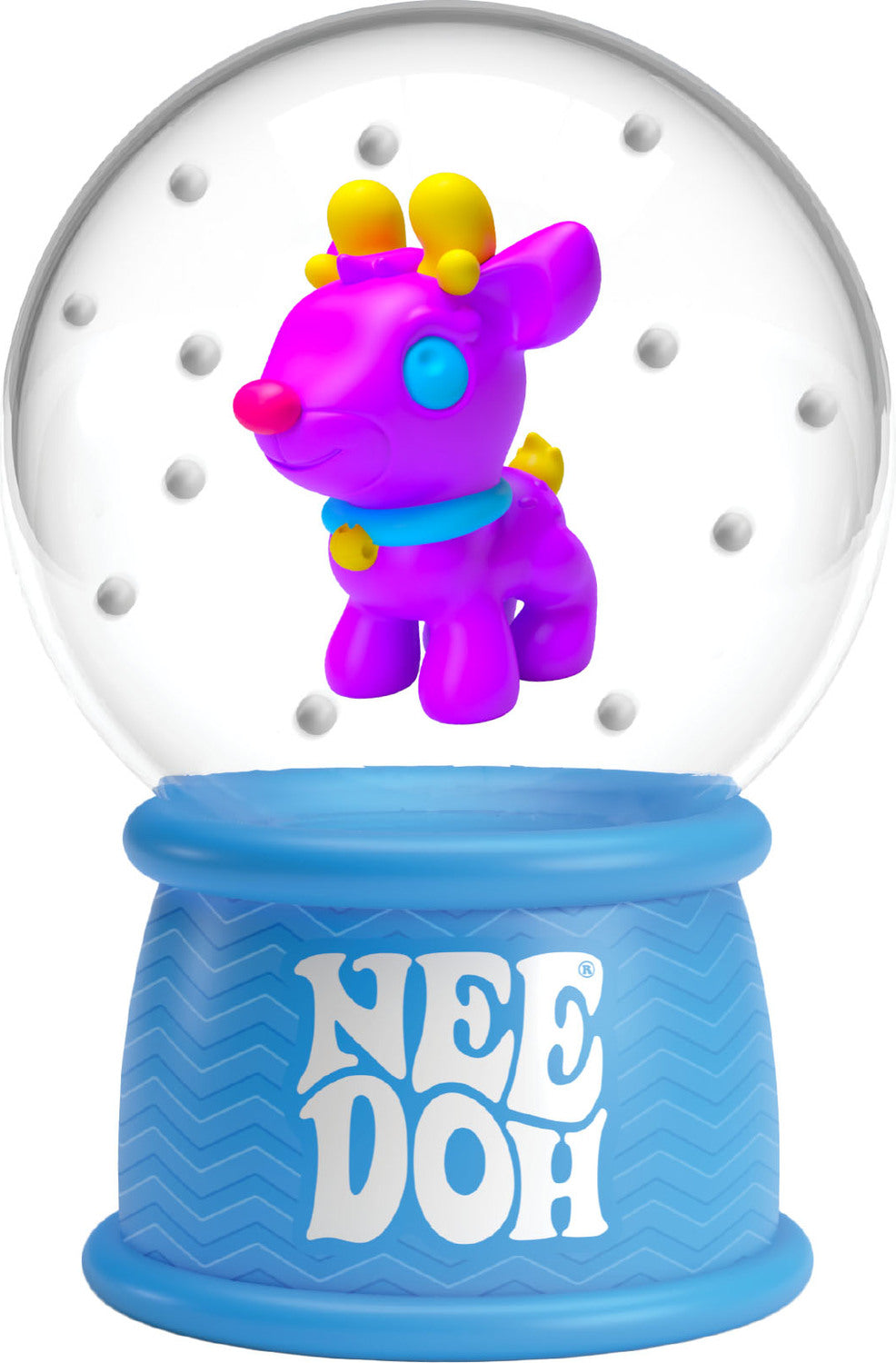 Needoh Squish N’ Flow Snow Globe (assorted) Schylling