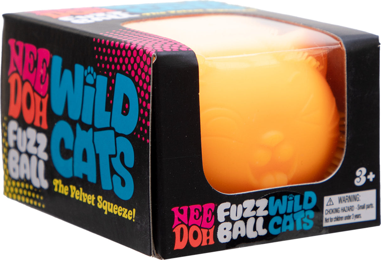 Wild Cats Fuzz Ball NeeDoh (assorted) NeeDoh