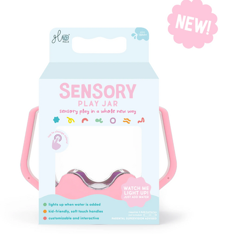 Sensory Play Jar - Bubblegum Pink