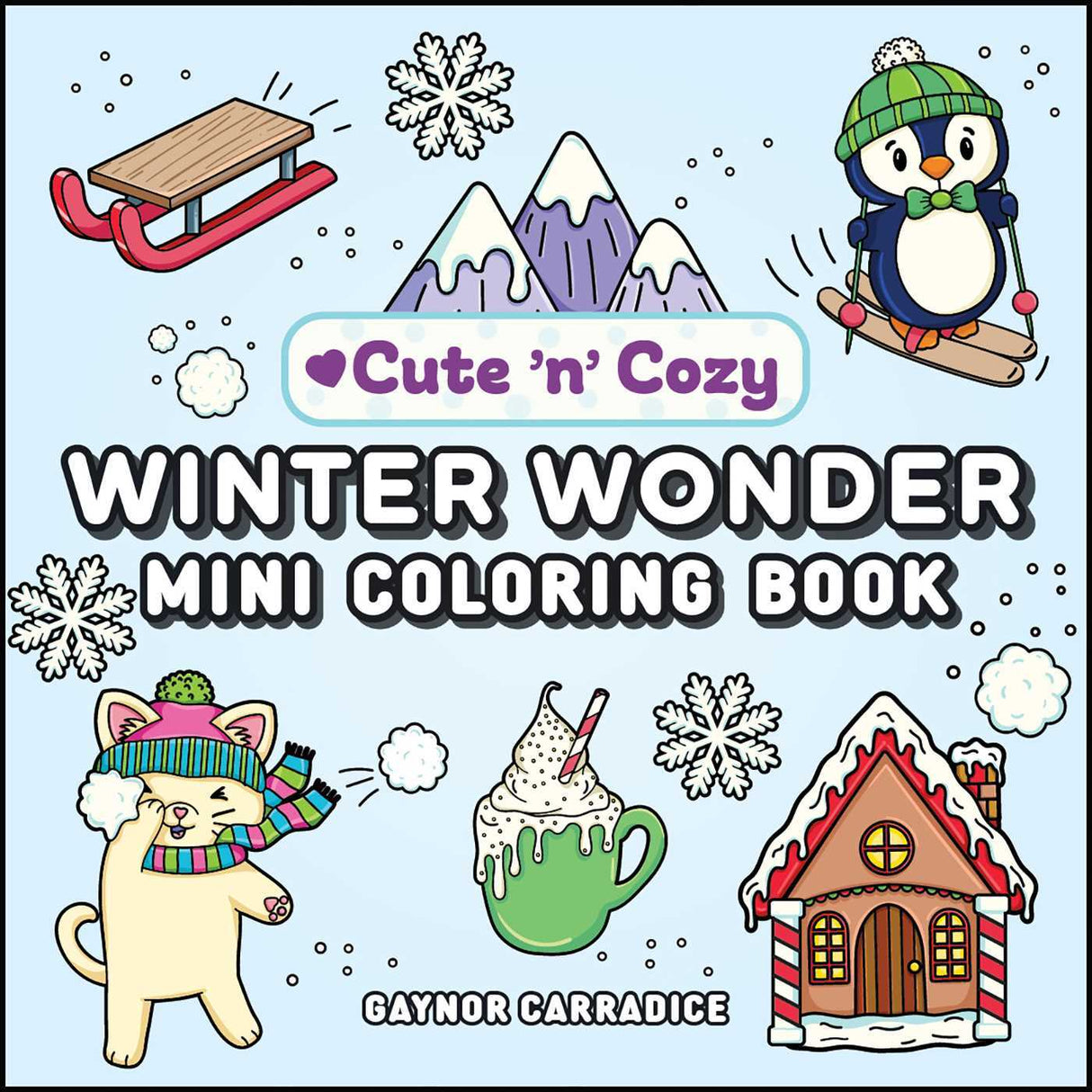 Winter Wonder Mini Coloring Book