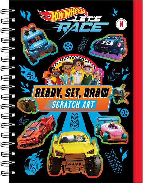 Hot Wheels Let's Race: Ready, Set, Draw - Scratch Art