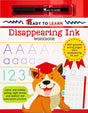 Ready to Learn Disappearing Ink Workbook: With grooved writing pages and a disappearing ink pen! Letter and number writing, sight words, and addition and subtraction practice
