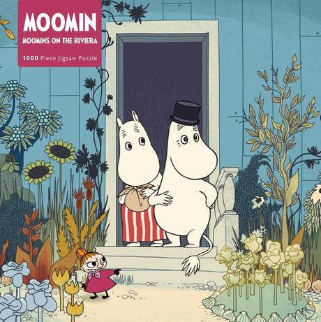 Adult Sustainable Jigsaw Puzzle Moomins on the Riviera: 1000-pieces. Ethical, Sustainable, Earth-friendly