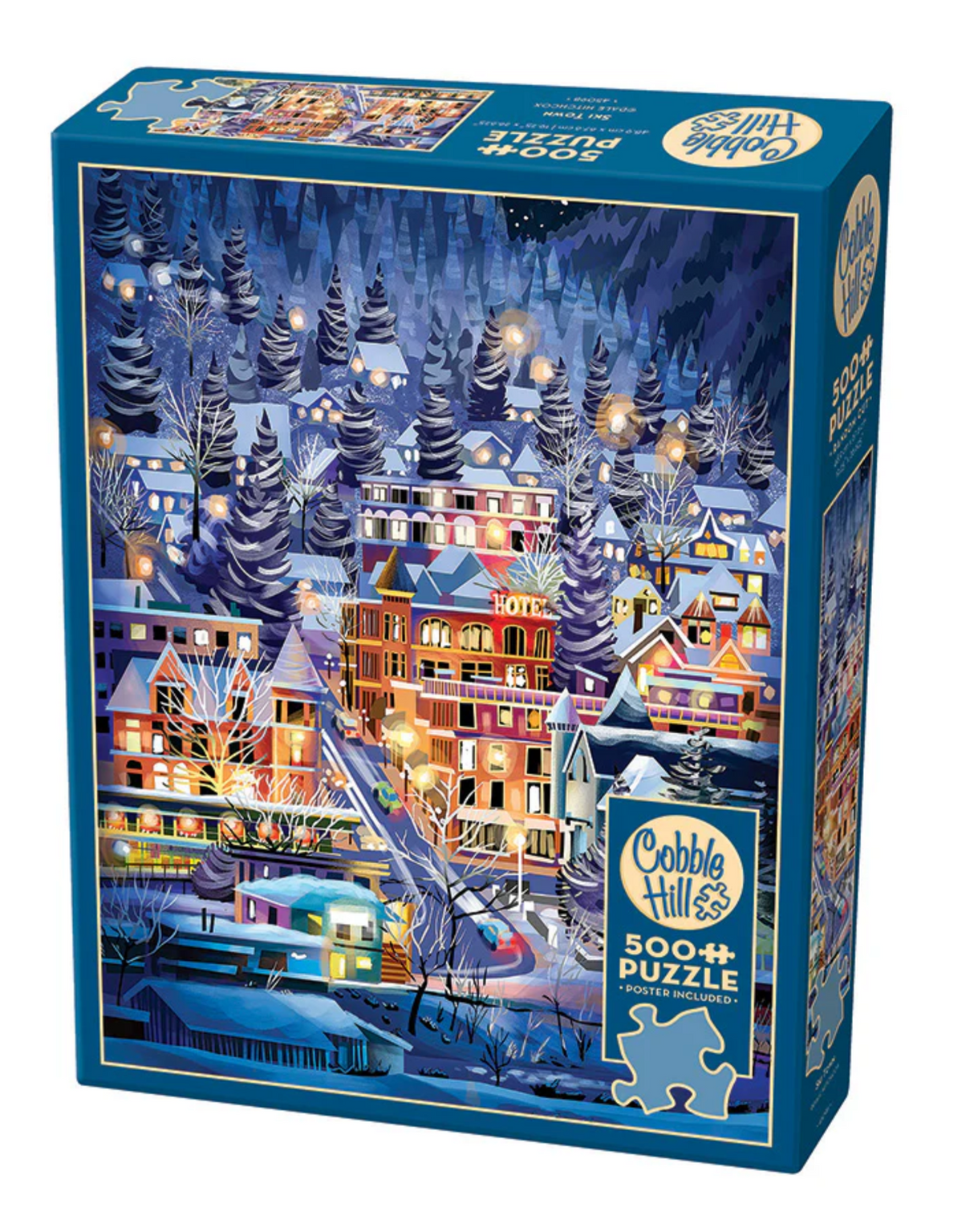 500 Piece Puzzle, Ski Town