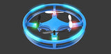 Sky Lighter Disc Drone - Blue
