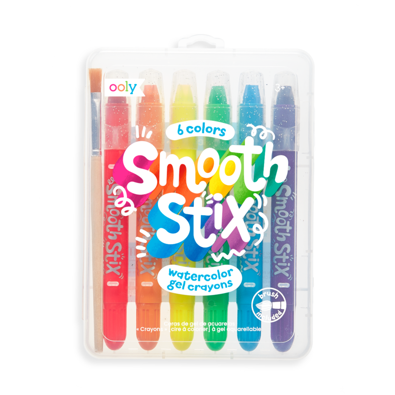 Smooth Stix Watercolor Gel Crayons Set of 6