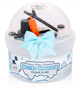 Melted Snowman Clear Putty Slime