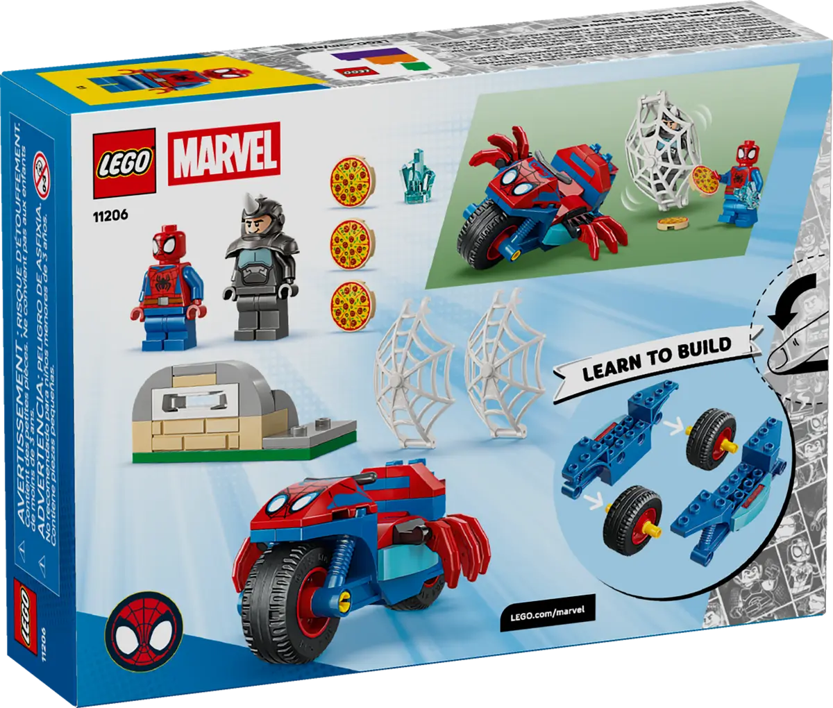 11206 Spidey on Motorcycle vs Rhino - LEGO Marvel LEGO®