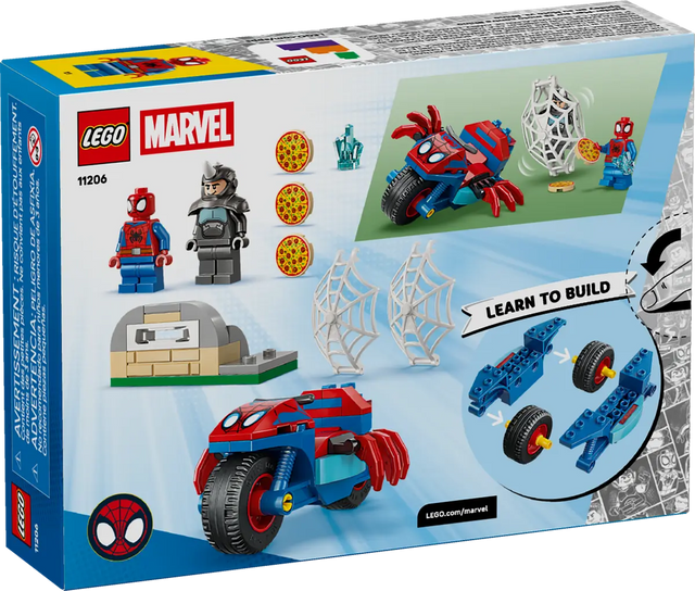 11206 Spidey on Motorcycle vs Rhino - LEGO Marvel LEGO®