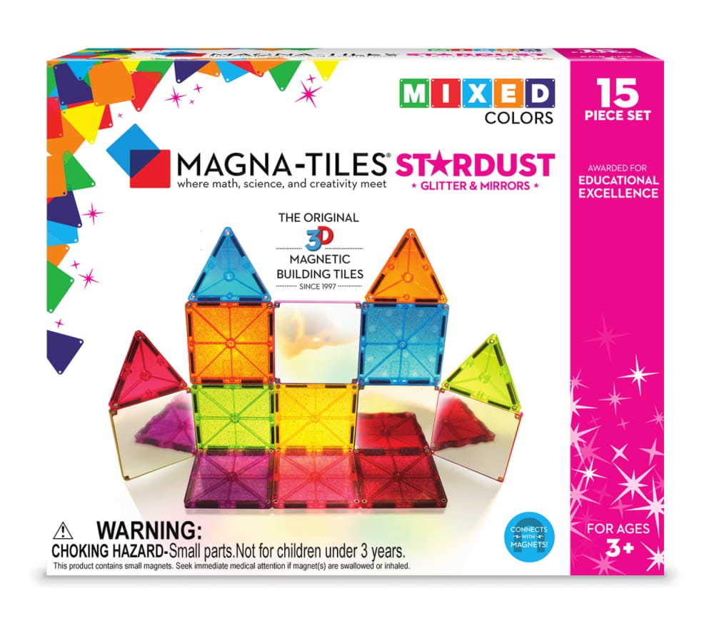 Magna-Tiles Stardust 15 Piece Set