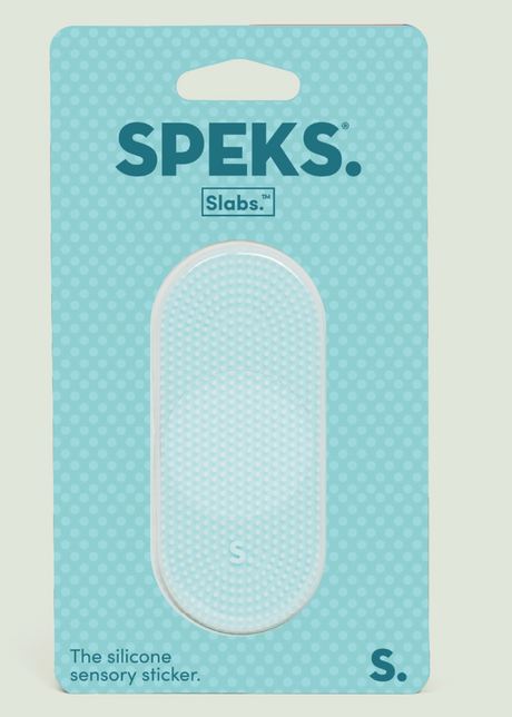 Speks Slabs Static Mint - Sensory Silicone Sticker