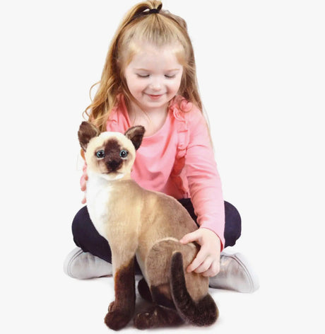 Stefan the Siamese Cat - Realistic Plush