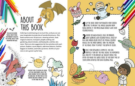 Color Cute Stuff: A Coloring Activity Book for Kids