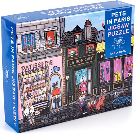 Pets in Paris 1,000-Piece Jigsaw Puzzle