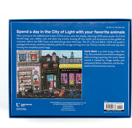 Pets in Paris 1,000-Piece Jigsaw Puzzle