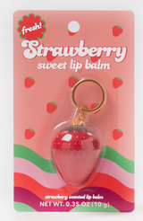 Strawberry Sweet Keychain Lip Balm